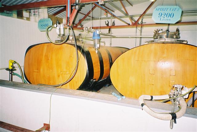 Bruichladdich bottling tanks.